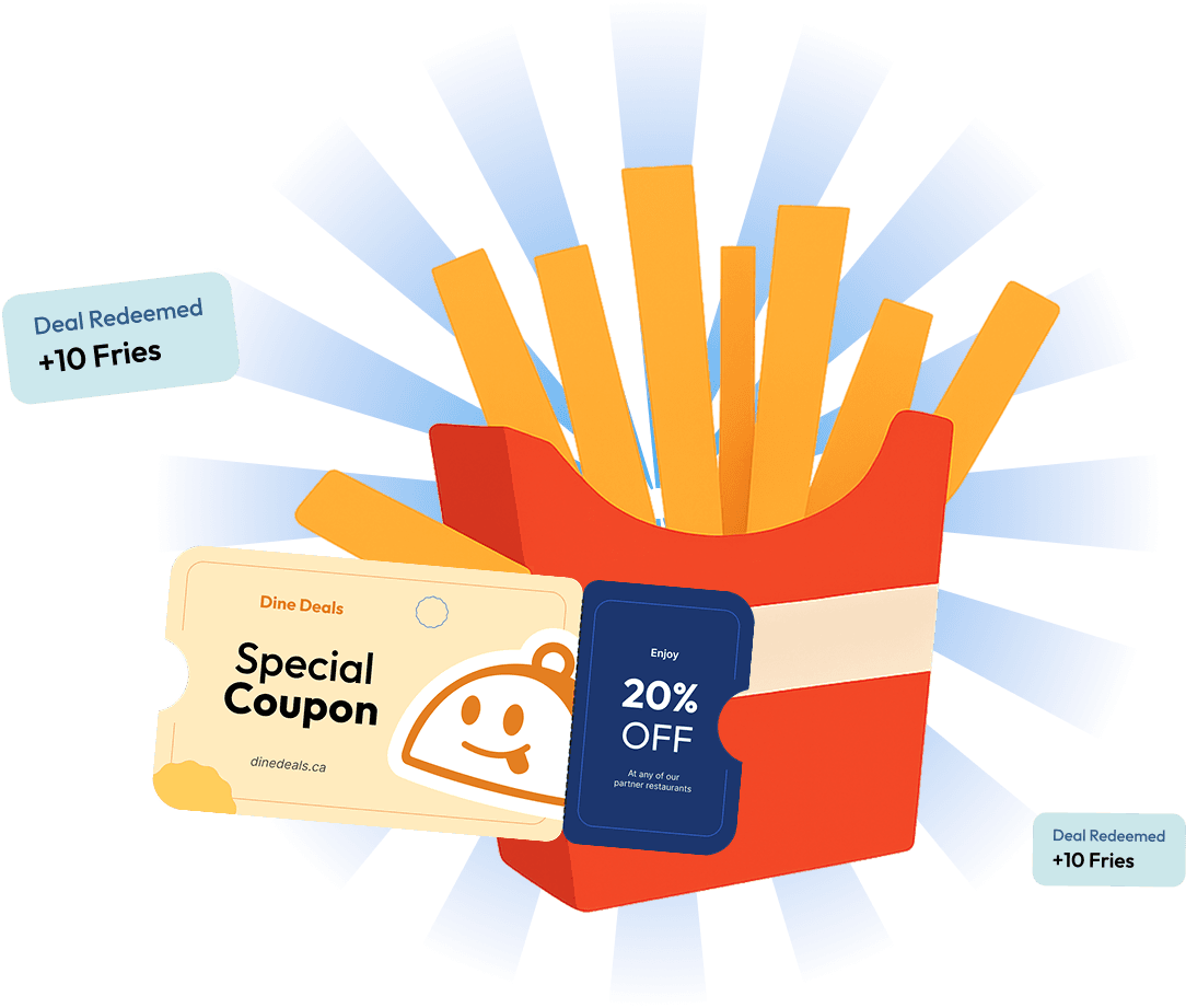 French fries rewards illustration